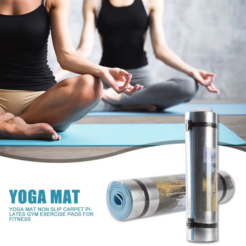 6Mm Thick EVA Yoga Mat Moisture-Proof Multifunction Outdoor Picnic Mat 71X20In