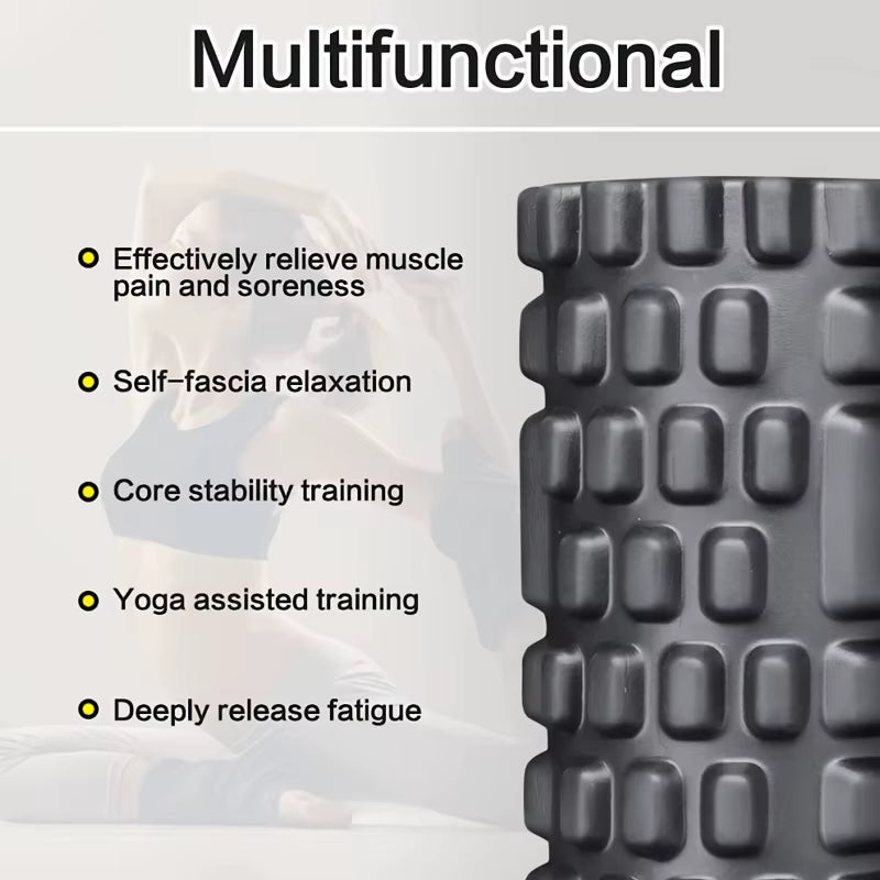 Foam Roller, EVA Muscle Roller for Yoga Pilates Back Exercise Physical Therapy 30 X 8 Cm