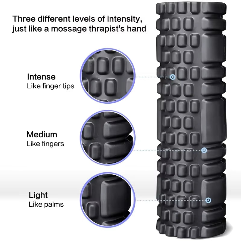 Foam Roller, EVA Muscle Roller for Yoga Pilates Back Exercise Physical Therapy 30 X 8 Cm
