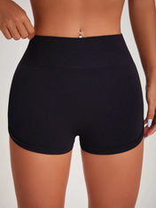 Women'S Seamless Yoga Booty Shorts High Waist Scrunch Butt Lifting Workout Hot Pants