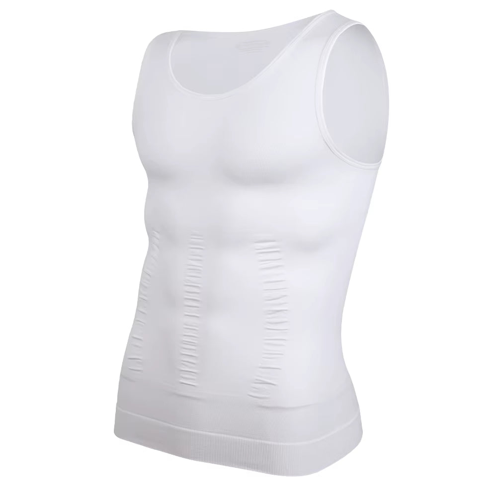 Men Compression Shirt for Body Shaper Slimming Vest Tight Tummy Underwear Tank Top