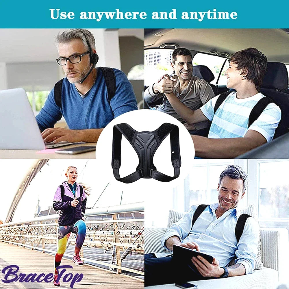 Adjustable back shoulder posture corrector