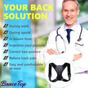 Adjustable back shoulder posture corrector