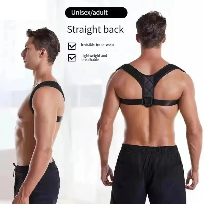 Adjustable back posture correction belt