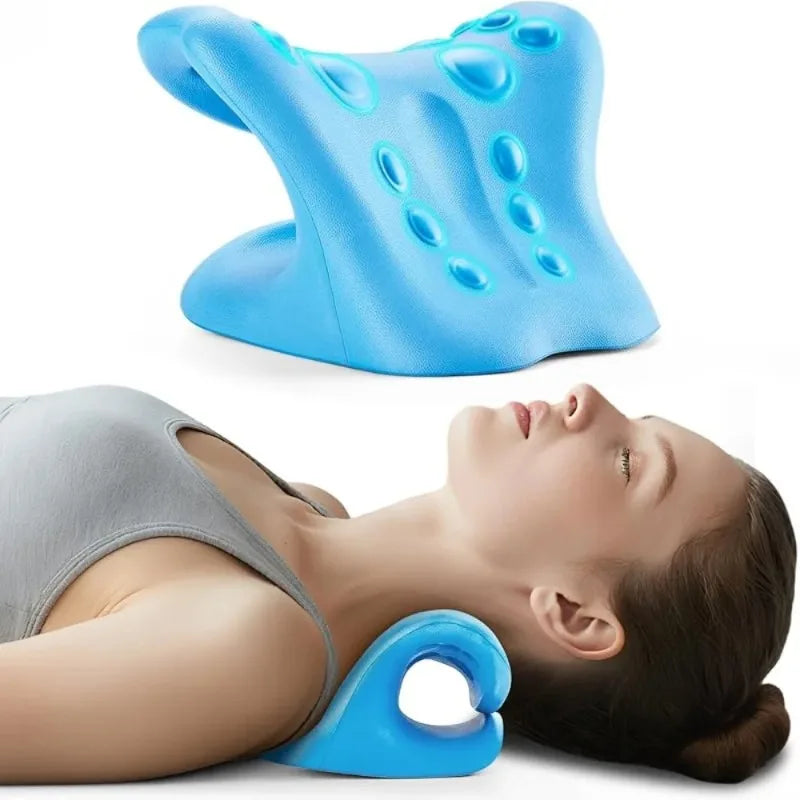 Neck stretcher cervical traction device