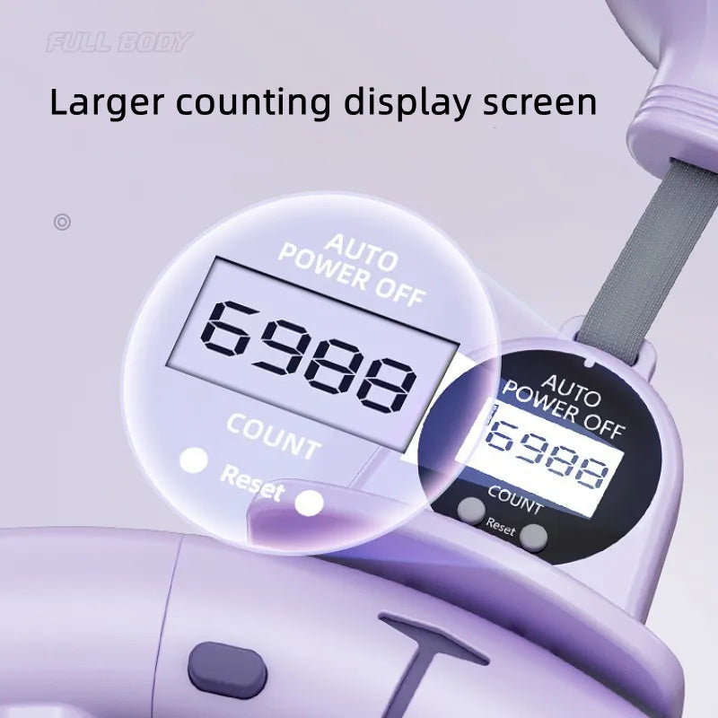 Smart adjustable fitness hoop