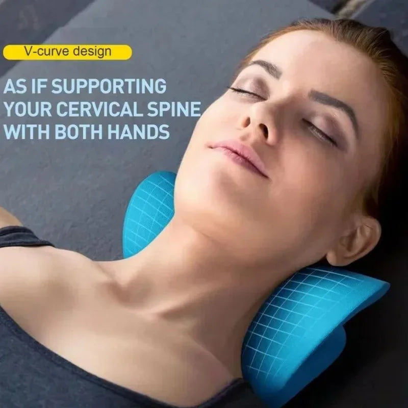 Neck stretcher cervical traction device