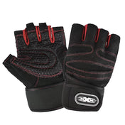 Workout Gloves for Men Women Half Finger Glove with Wrist Wrap for Sport Weight Lifting Training Bicycle Motorcyclist Gym Glove