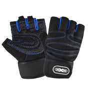 Workout Gloves for Men Women Half Finger Glove with Wrist Wrap for Sport Weight Lifting Training Bicycle Motorcyclist Gym Glove