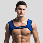 Men's neoprene chest harness top - product view