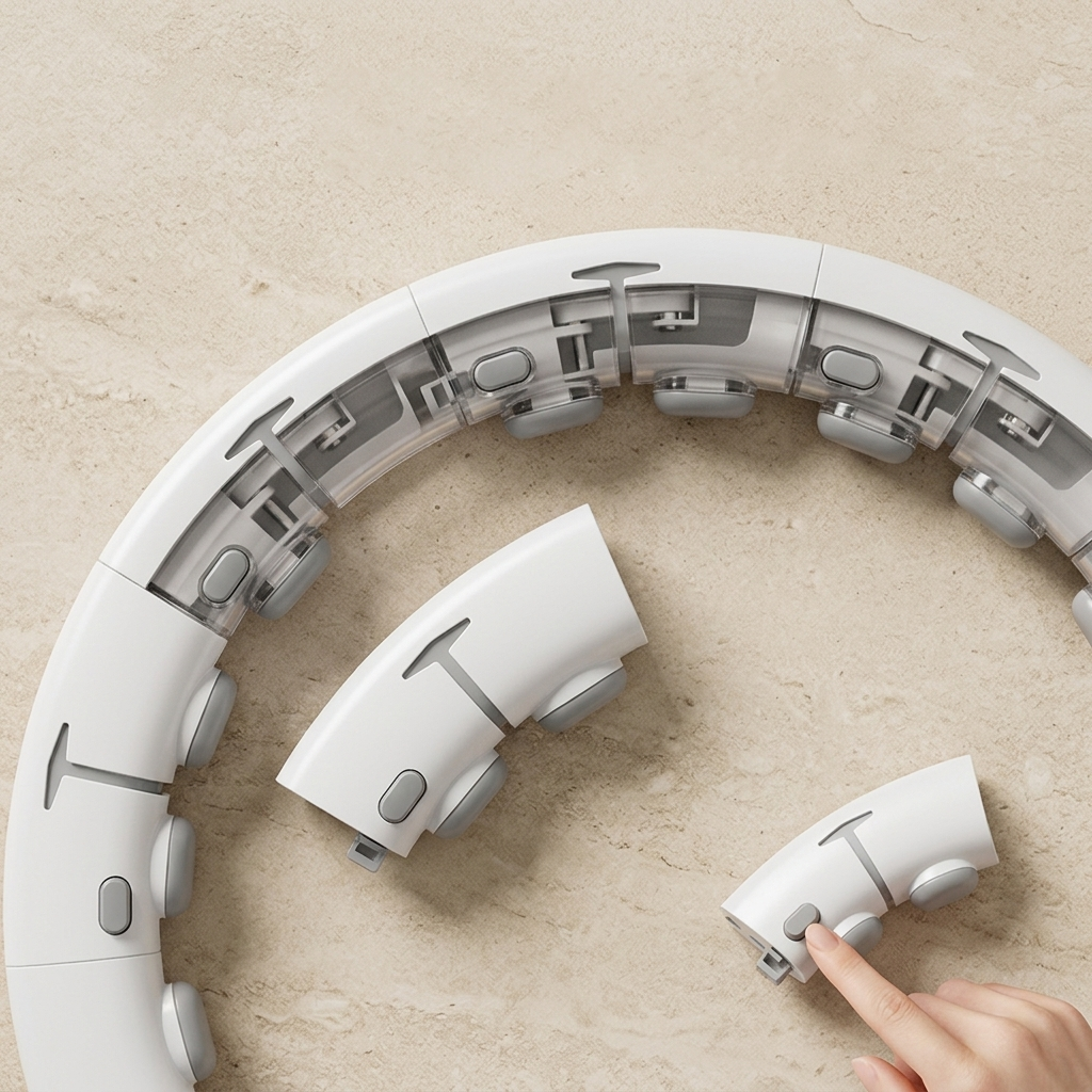 Smart adjustable fitness hoop - product view