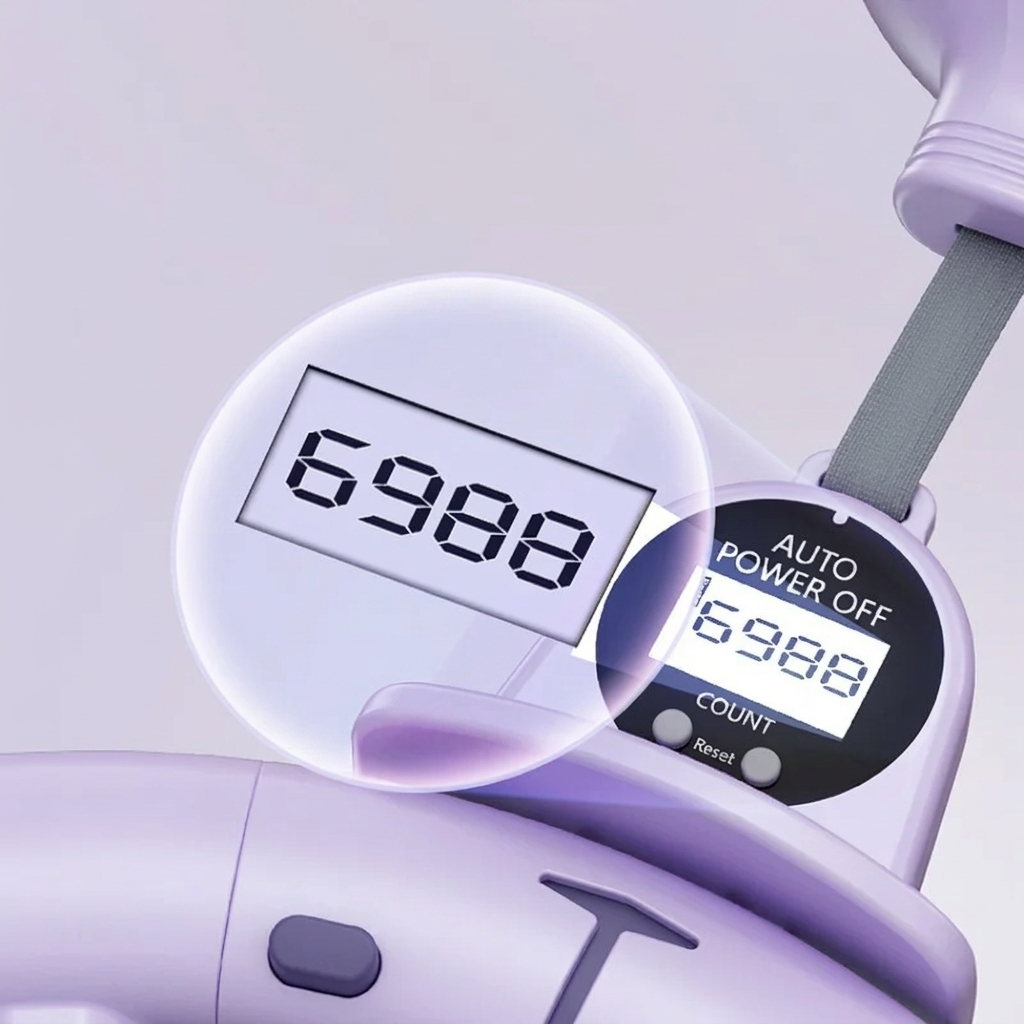 Smart adjustable fitness hoop - detail view