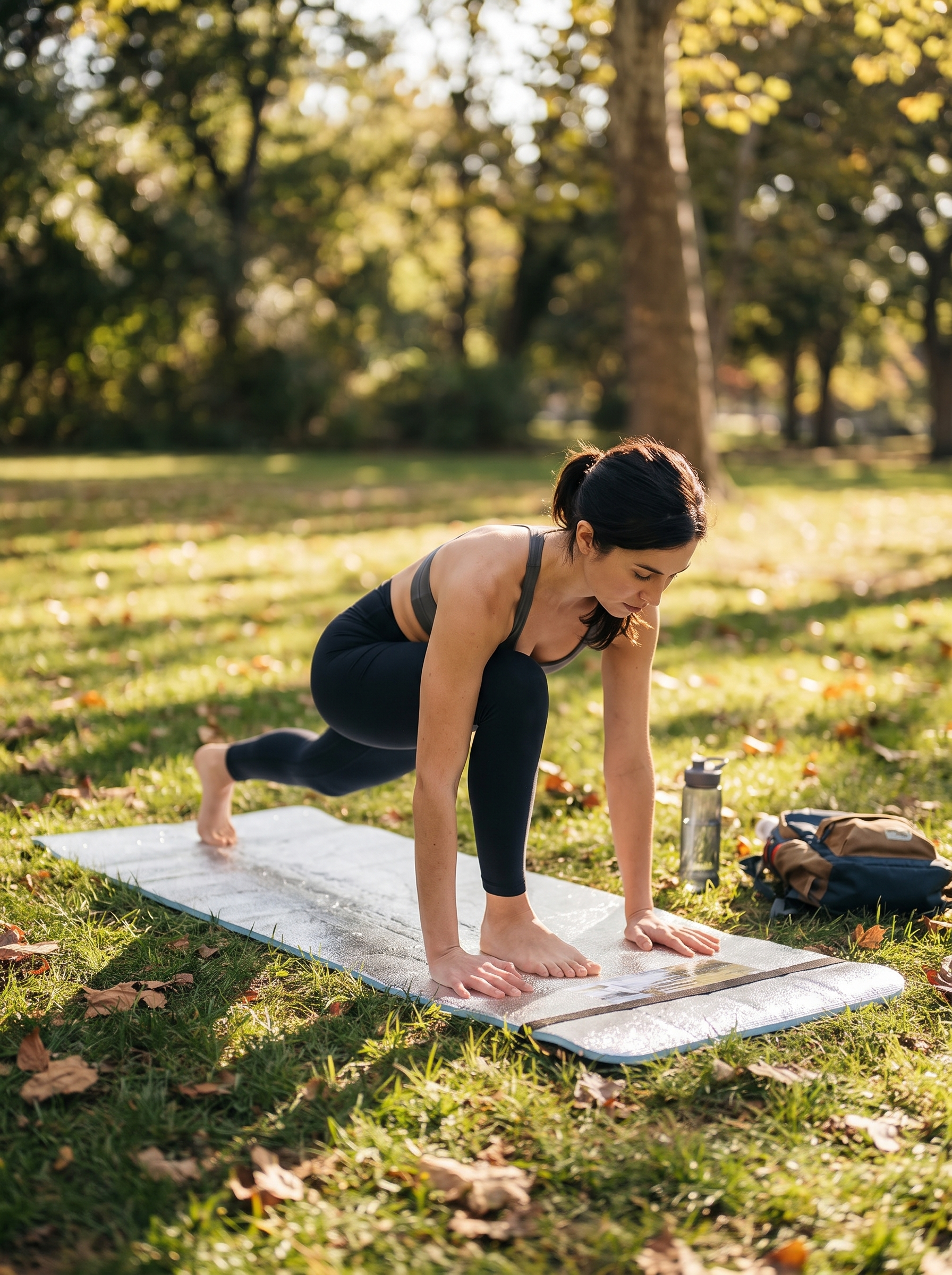 TrailFlex 6mm EVA Yoga Mat, Your Space to Move, Anywhere