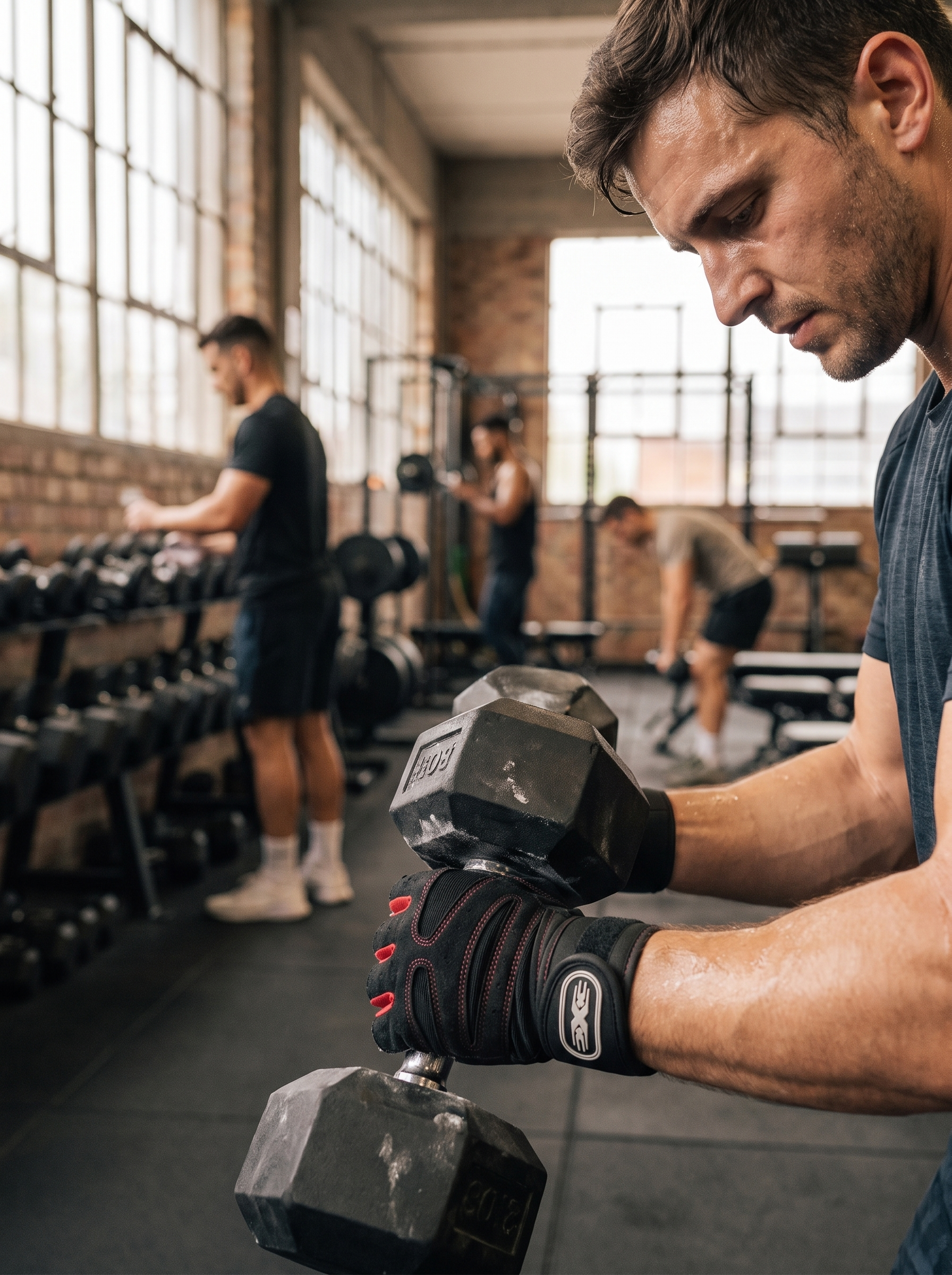 GripLock Half-Finger Gloves with Wrist Wrap, Built for Every Session