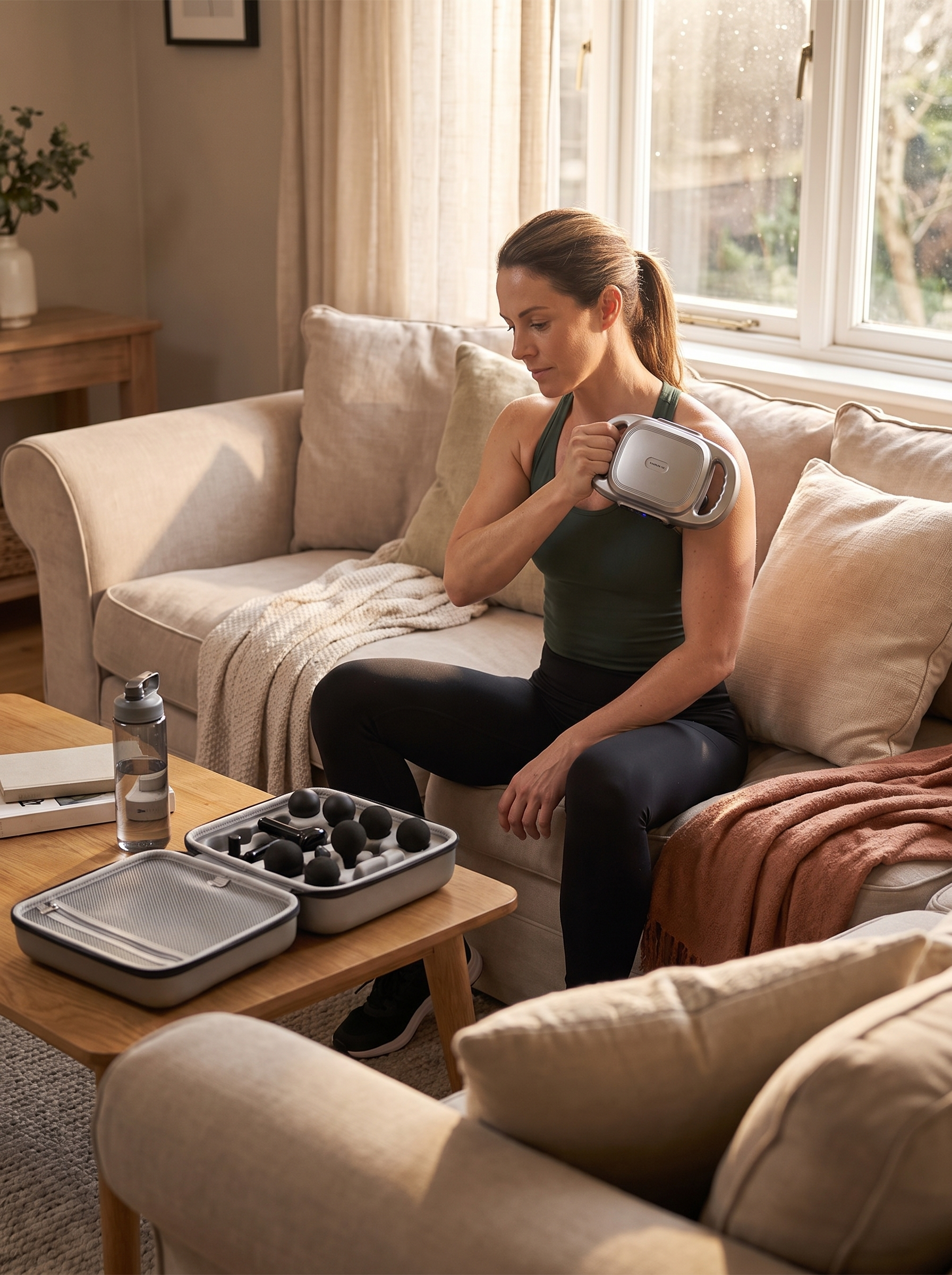 12-Head Percussion Massage Gun, The Right Head for Every Spot