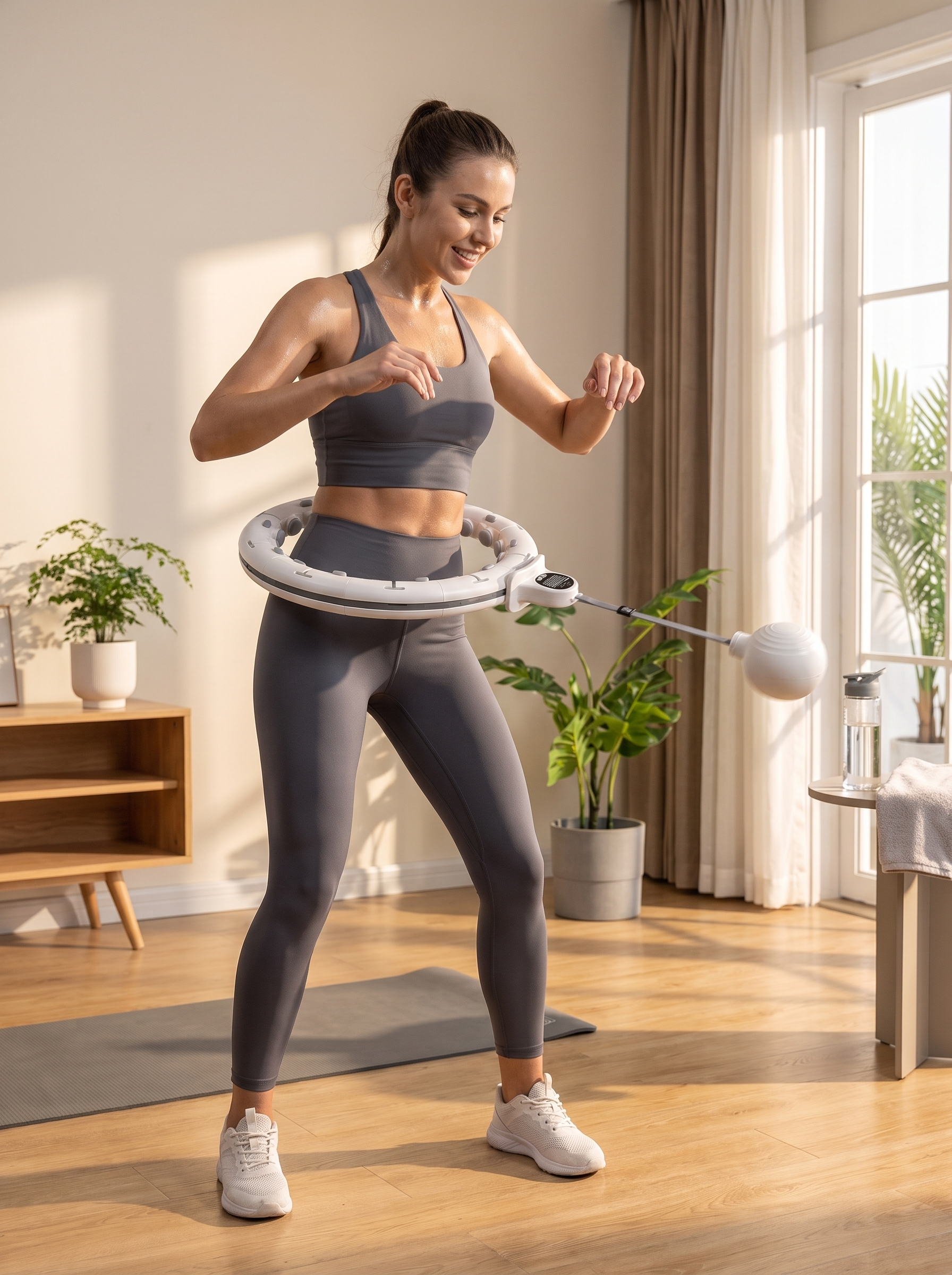 Smart Weighted Fitness Hoop, A Classic Made Modern